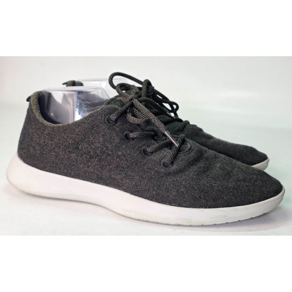 Allbirds Men's Sneakers Size 12 Gray Black Wool‎ Runners Athletic Running Shoes